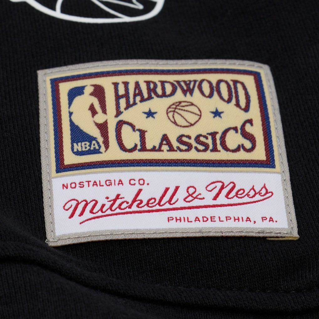 Dallas Mavericks Women's Hardwood Classics Script Lightweight Sweatshirt sale - Black | Mitchell & Ness for sale