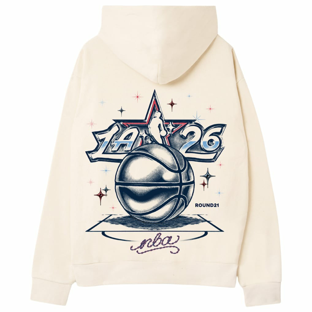 round21 Unisex 2026 NBA All-Star Game Court Shine Hoodie - Cream shop