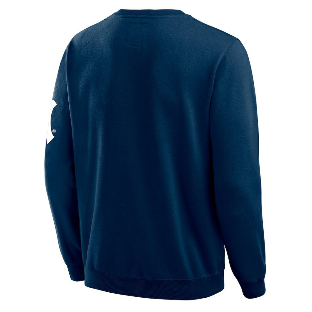 New York Yankees Darius Rucker Collection Washed Crew Neck Pullover Sweatshirt - Navy