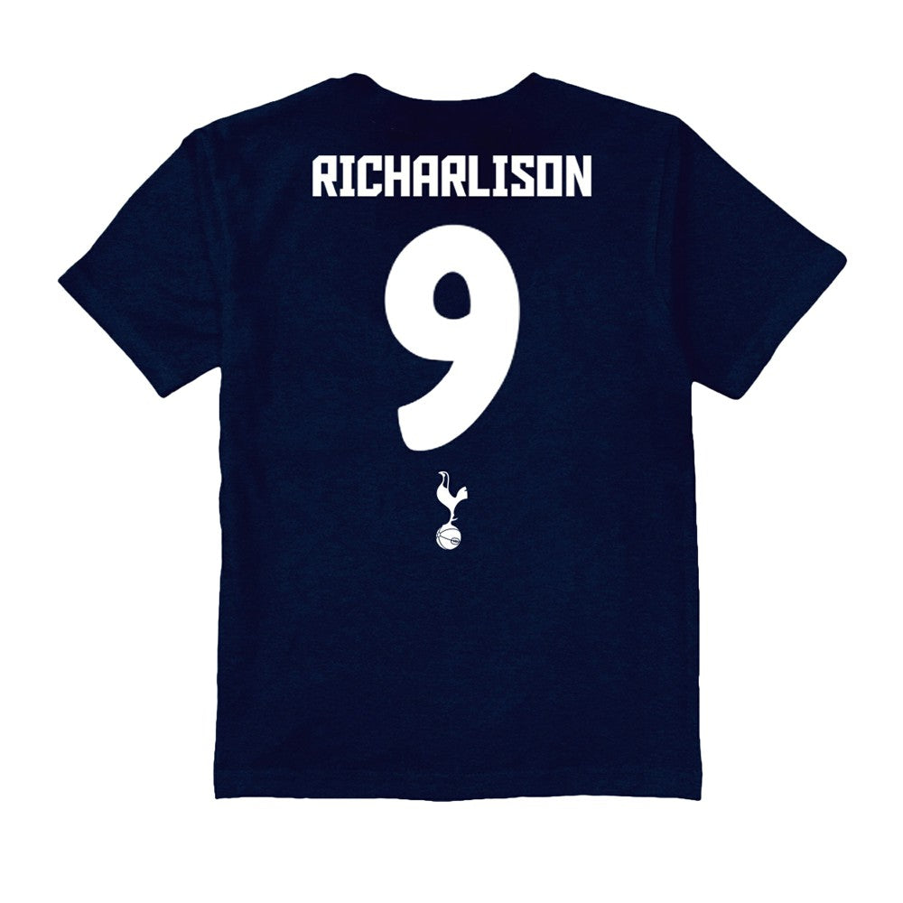 Richarlison Tottenham Hotspur Vive La Fete Youth Player Name & Number Chilena Style T-Shirt - Navy for sale