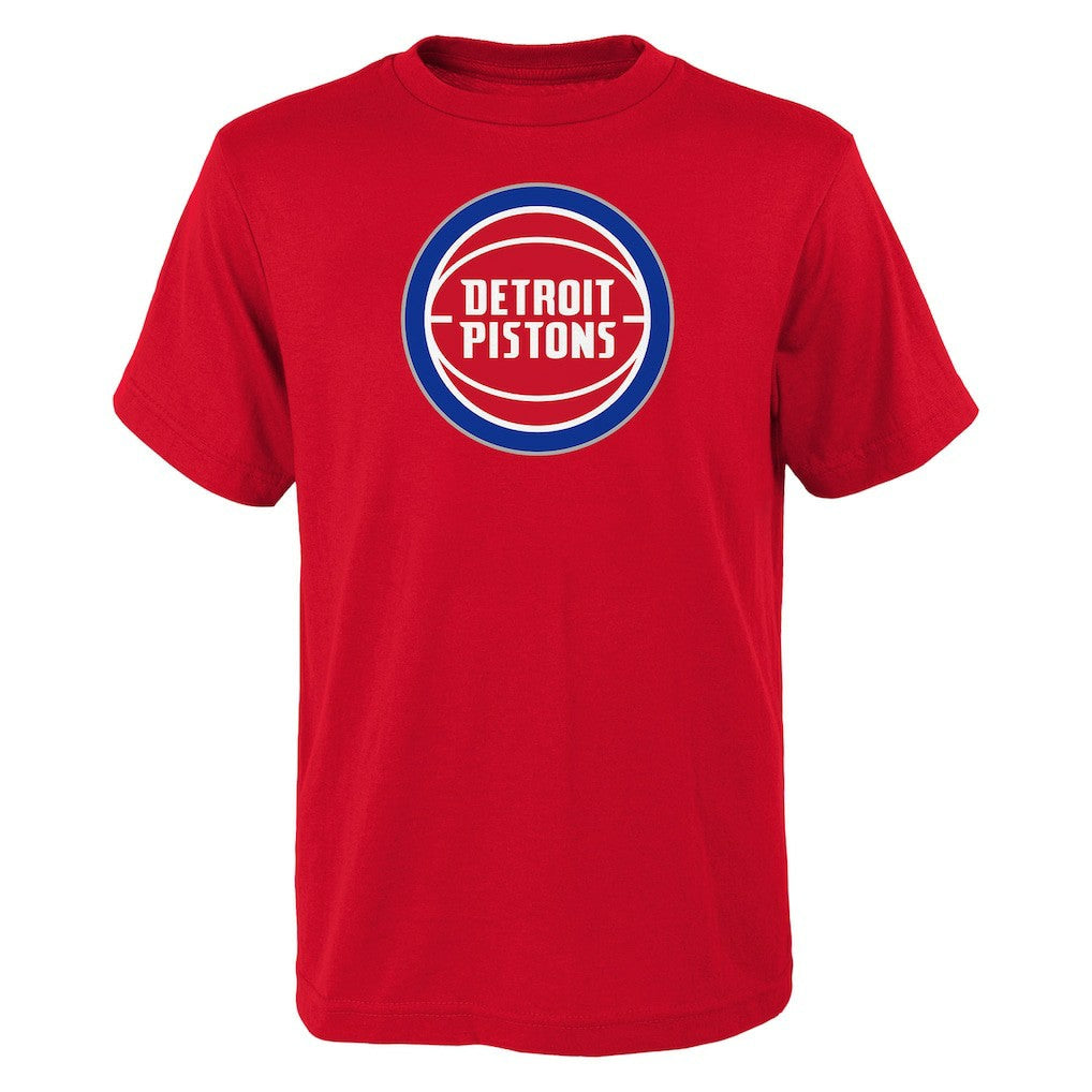 Detroit Pistons Outerstuff Youth Primary Logo T-Shirt sale - Red for sale