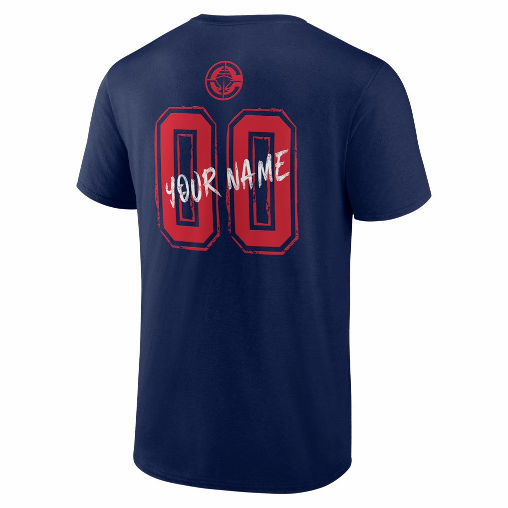 LA Clippers Big & Tall Hustle Personalized Name & Number T-Shirt - Navy shop