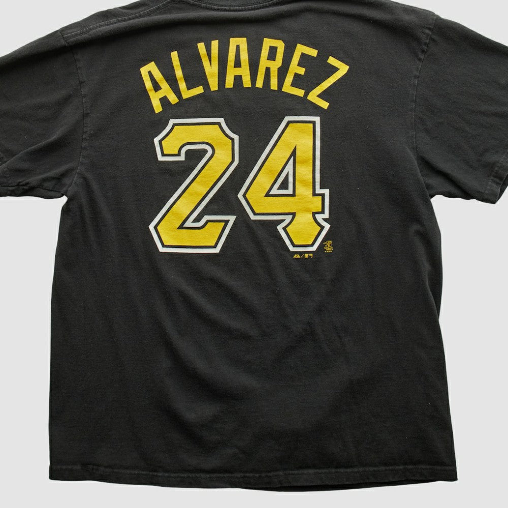 Pittsburgh Pirates Majestic 2000s T-shirt - Black Vintage