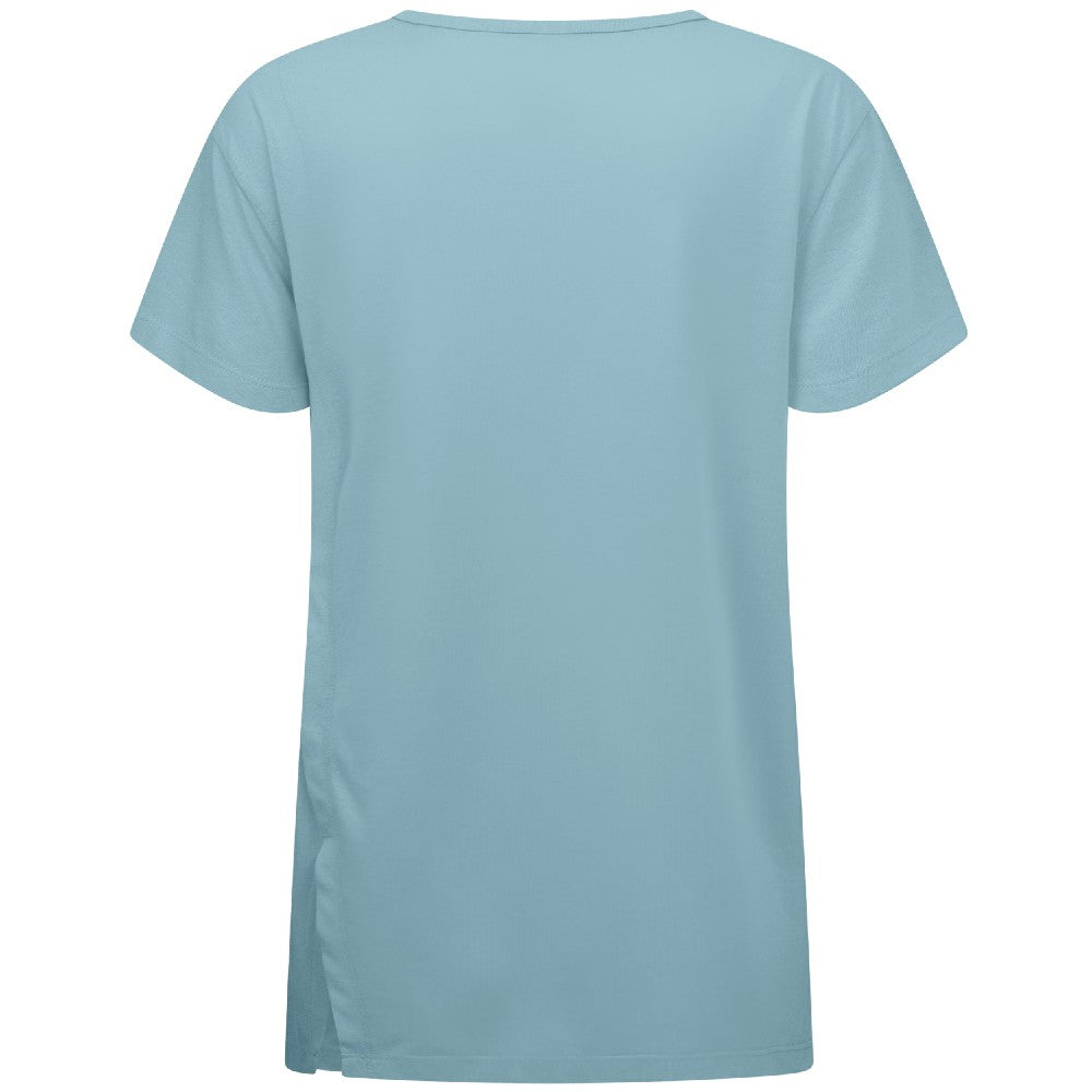 Kansas City Royals Levelwear Women's Influx Spring Training Sunrise Bold T-Shirt - Blue