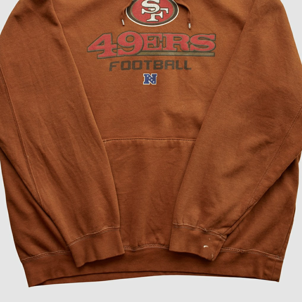 San Francisco 49ers NFL 2010s Hooded Pullover Sweatshirt - Clay Vintage discount