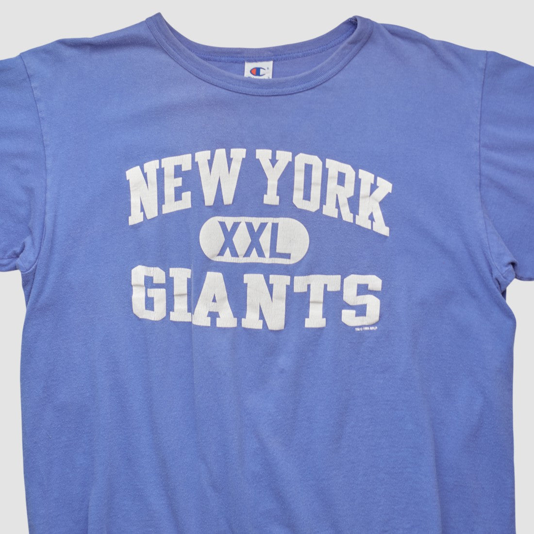 New York Giants Champion 1995 T-shirt - Blue Vintage discount