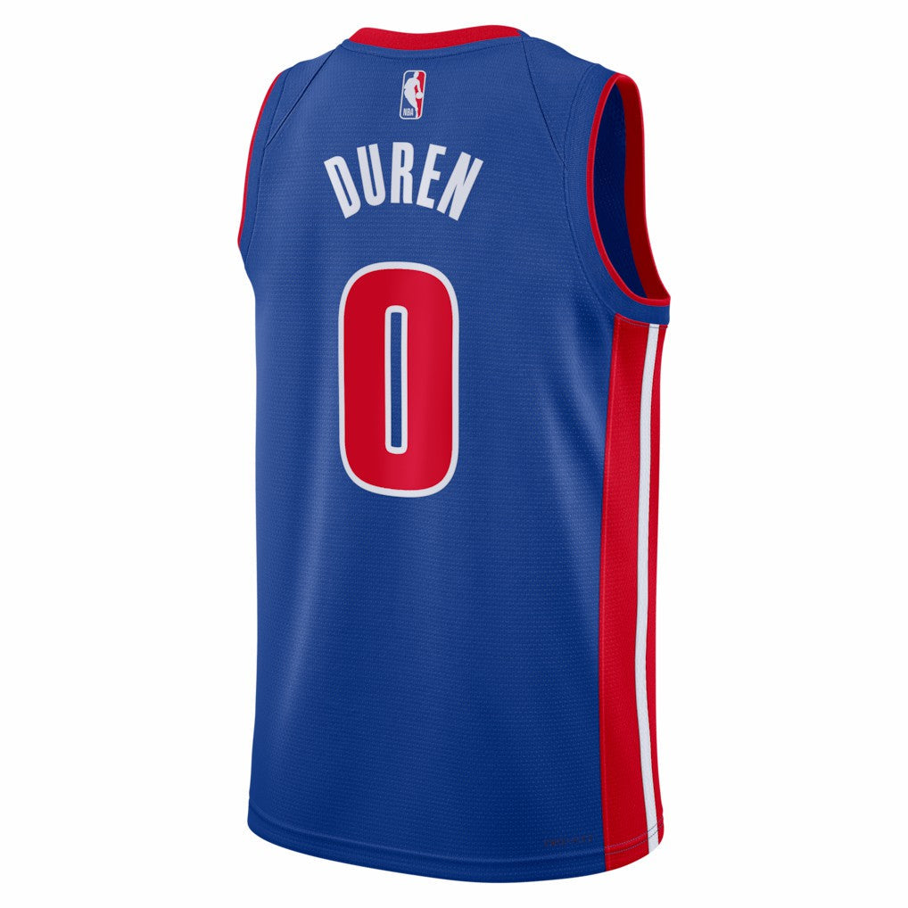 Jalen Duren Detroit Pistons Unisex Swingman Jersey sale - Icon Editi- Blue | Nike sale