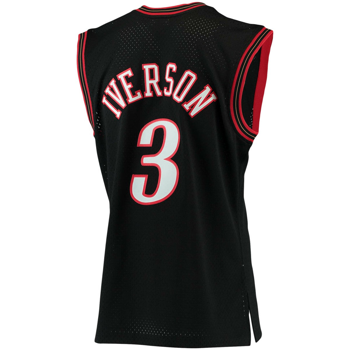 Allen Iverson Philadelphia 76ers 2000/01 Big & Tall Hardwood Classics Swingman Jersey - Black | Mitchell & Ness online