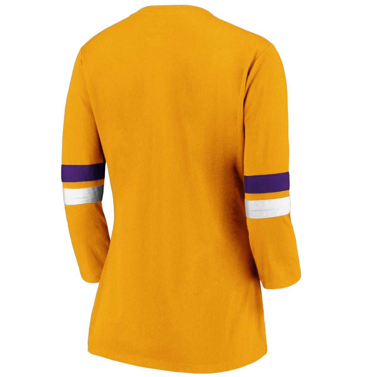 Los Angeles Lakers Women's Iconic Prolific Modern 3/4-Sleeve T-Shirt - Gold | Fanatics online