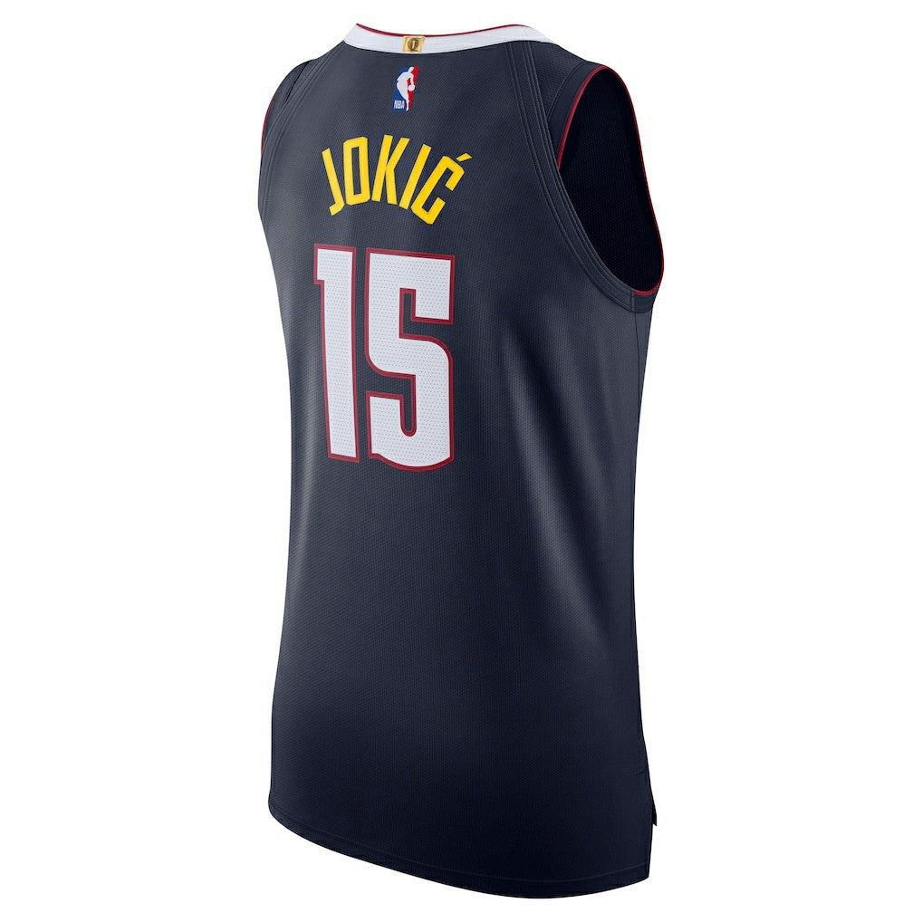 Nikola Jokic Denver Nuggets Authentic Jersey sale - Icon Editi- Navy | Nike discount