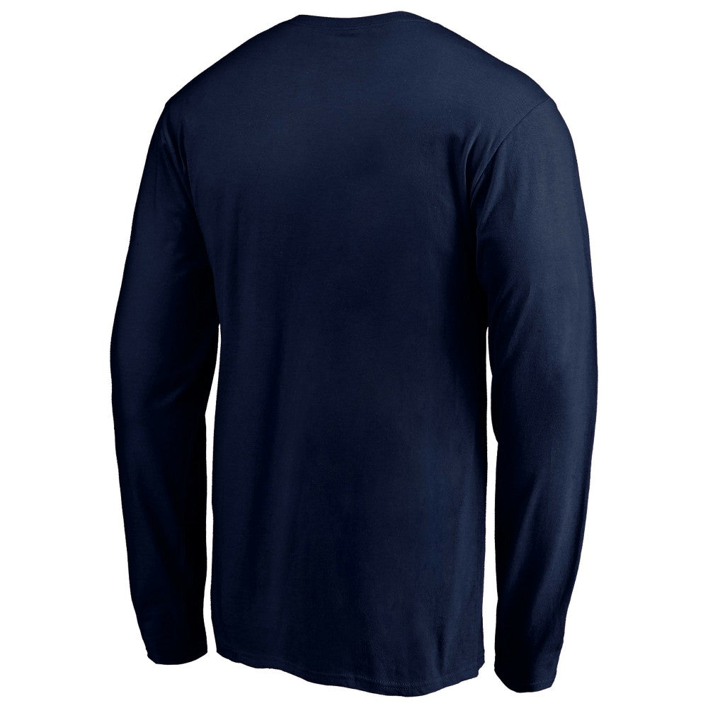 Men's Navy Los Angeles Angels Team Heart & Soul Long Sleeve T-Shirt