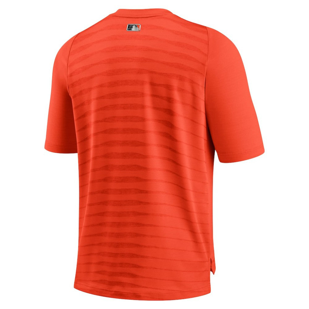 Baltimore Orioles Authentic Collection Pregame Performance V-Neck T-Shirt - Orange | Nike