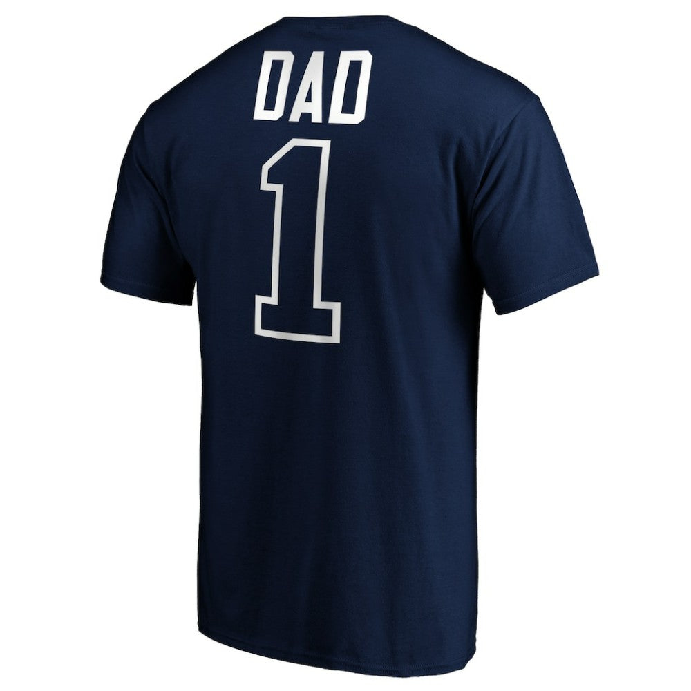 Tampa Bay Rays Father's Day #1 Dad T-Shirt - Navy