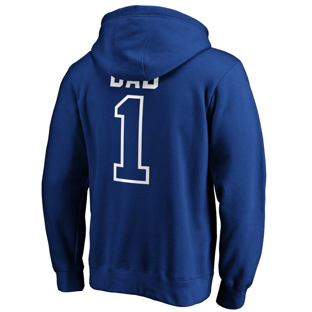 New York Mets Father's Day #1 Dad Pullover Hoodie - Royal