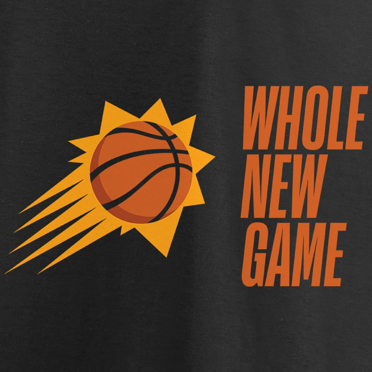 Phoenix Suns Whole New Game Team T-Shirt - Black for sale
