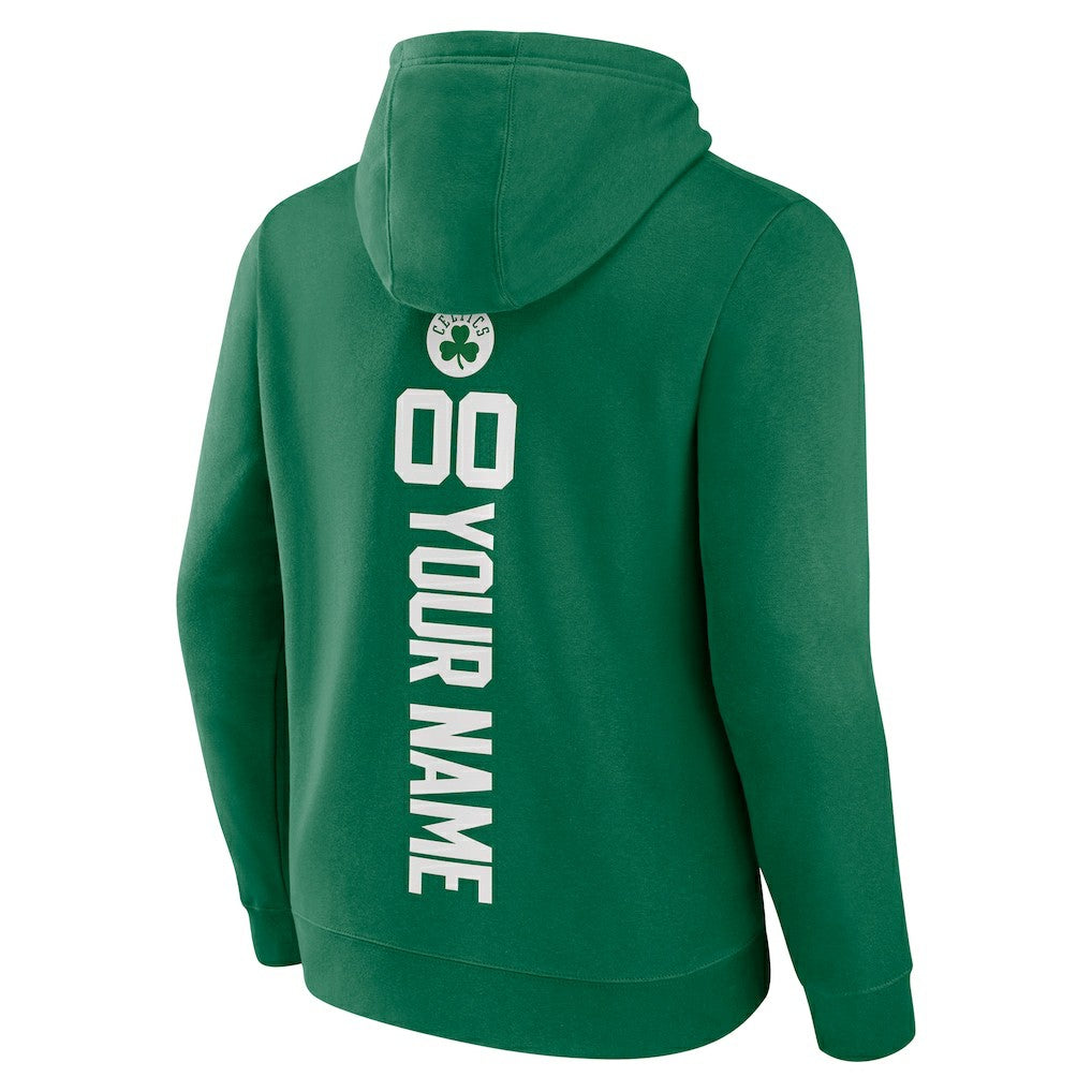 Boston Celtics Playmaker Personalized Name & Number Pullover Hoodie - Green shop