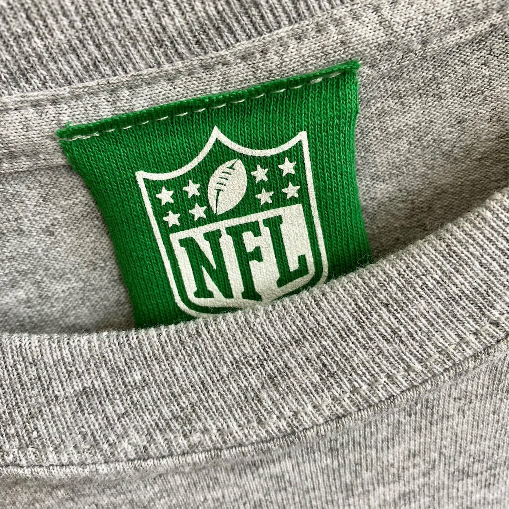New England Patriots Refried Apparel Sustainable Split T-Shirt - Heather Gray on sale