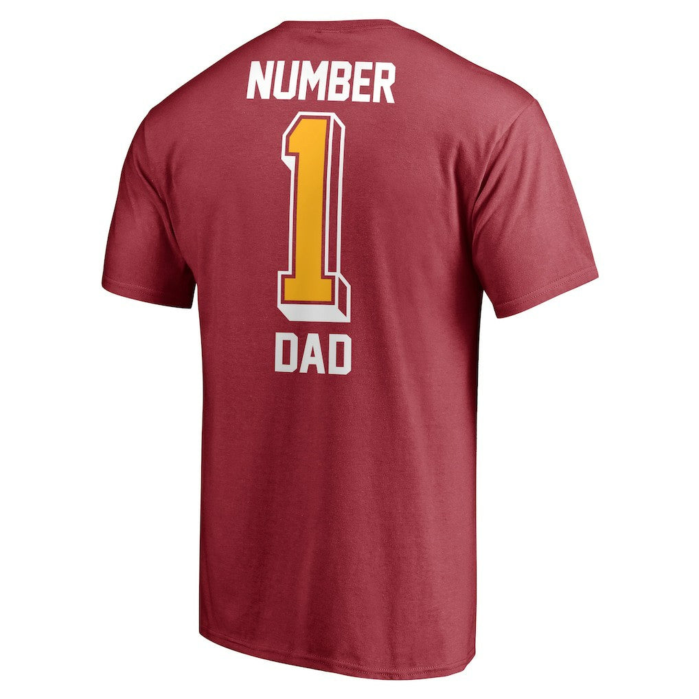 Arizona Cardinals #1 Dad T-Shirt - Cardinal outlet