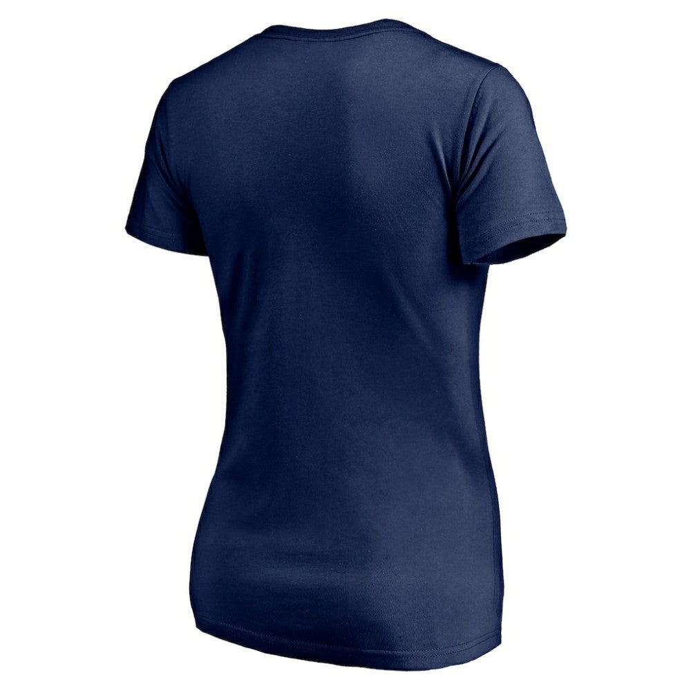 Baltimore Orioles Women's Red White and Team V-Neck T-Shirt - Navy
