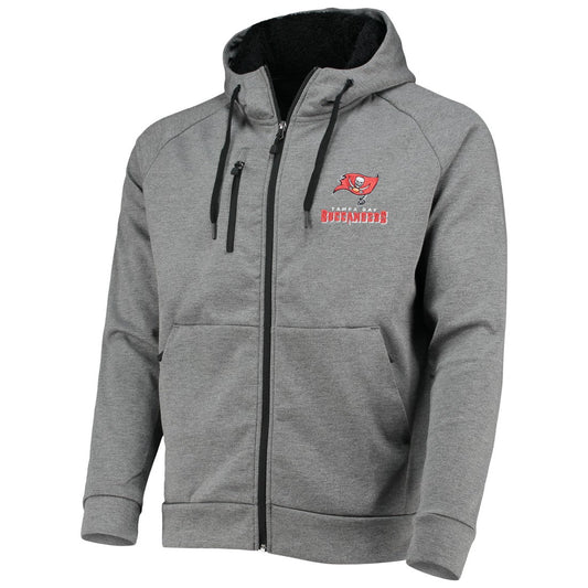 Tampa Bay Buccaneers Dunbrooke Shag Tri-Blend Full-Zip Raglan Hoodie - Charcoal sale