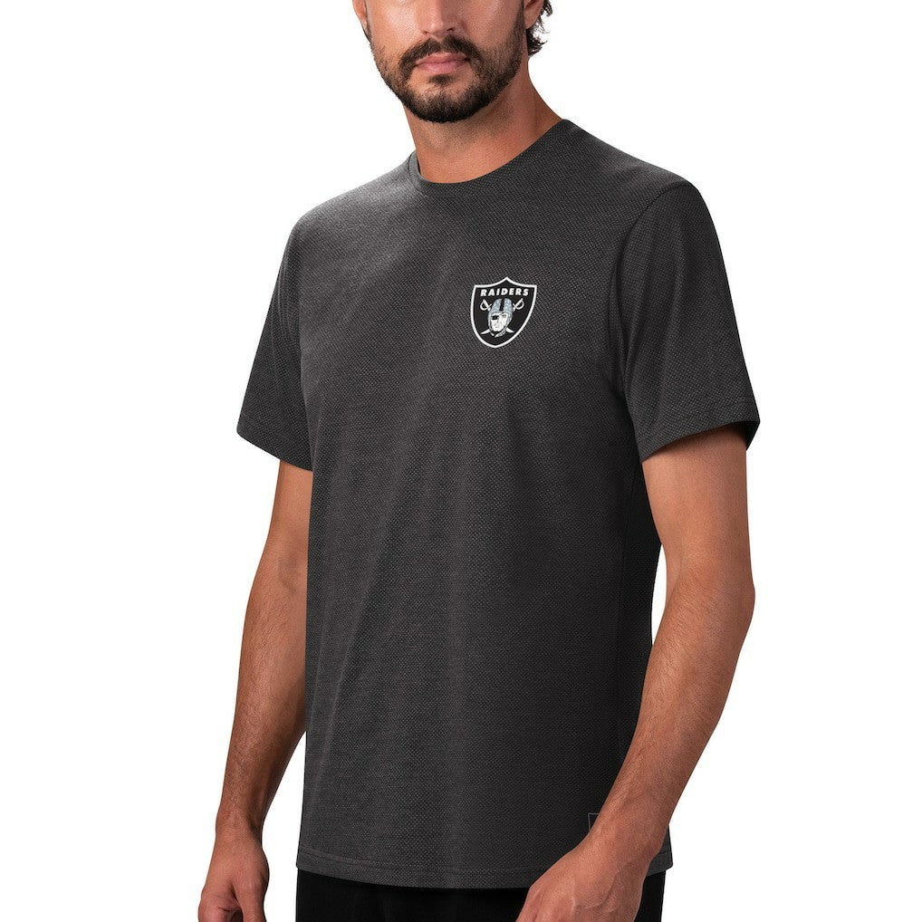 Las Vegas Raiders MSX by Michael Strahan Motivation Performance T-Shirt - Black cheap