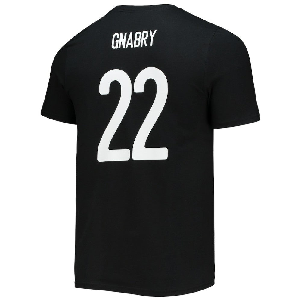 Serge Gnabry Bayern Munich Amplifier Name & Number T-Shirt - Black | Adidas for sale
