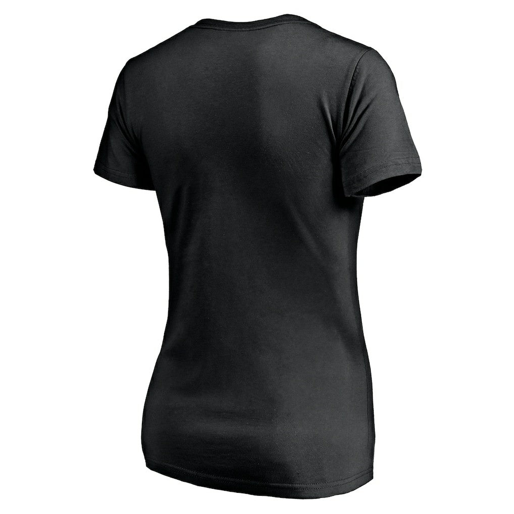 Alvin Kamara New Orleans Saints Women's Checkdown V-Neck T-Shirt - Black on sale