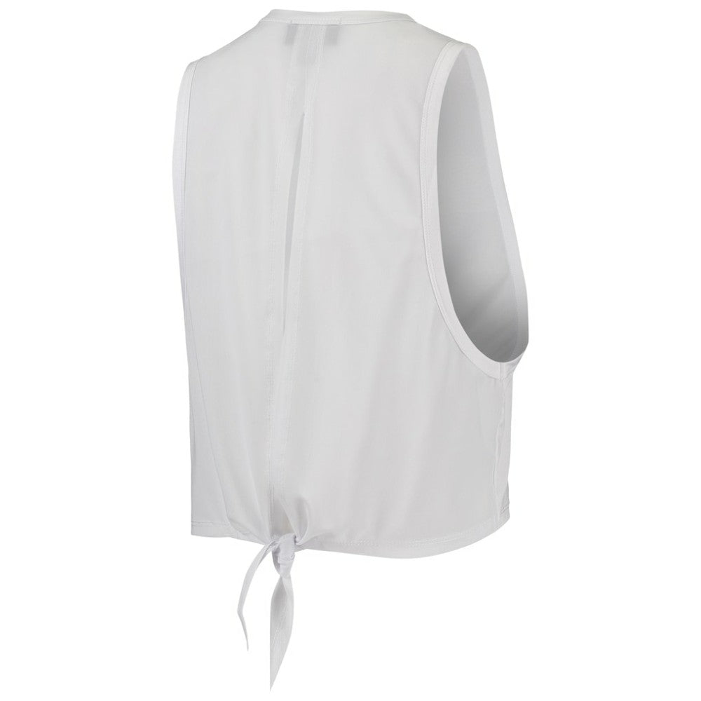 Chicago White Sox The Wild Collective Women's Open Back Twist-Tie Tank Top - White