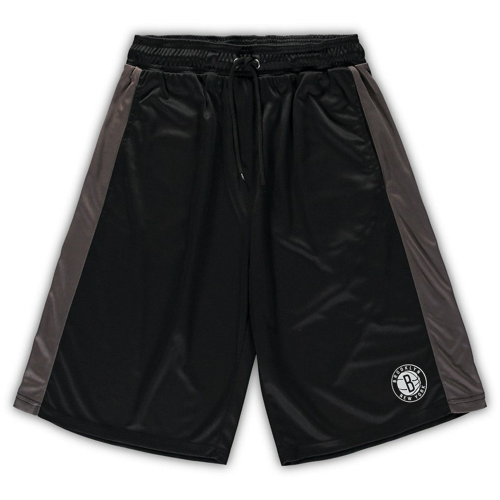 Brooklyn Nets Big & Tall Performance Shorts - Black/Charcoal | Fanatics on sale