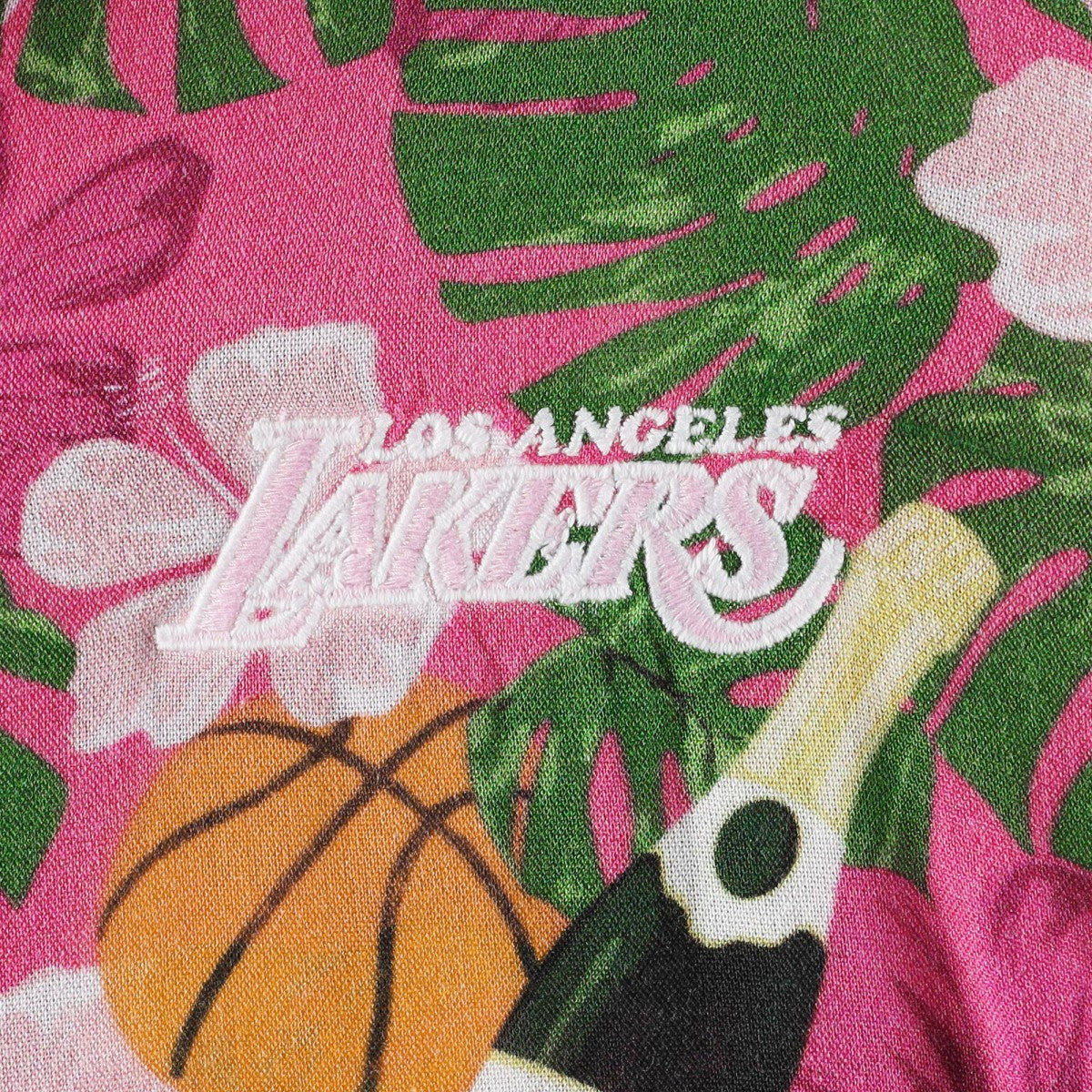 Los Angeles Lakers Lusso Women's Finley-Frankie Party Top & Shorts Set - Pink online