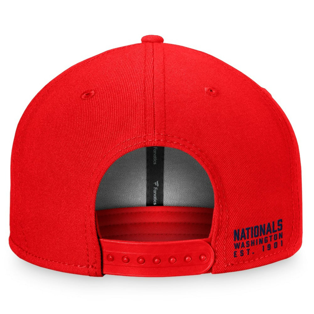 Washington Nationals Fundamental Shadow Snapback Hat - Red