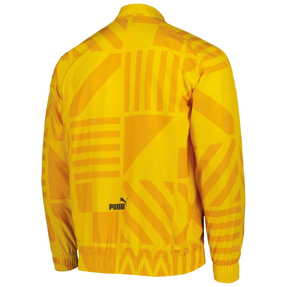 Manchester City Pre-Match Raglan Full-Zip Training Jacket - Yellow | Puma outlet