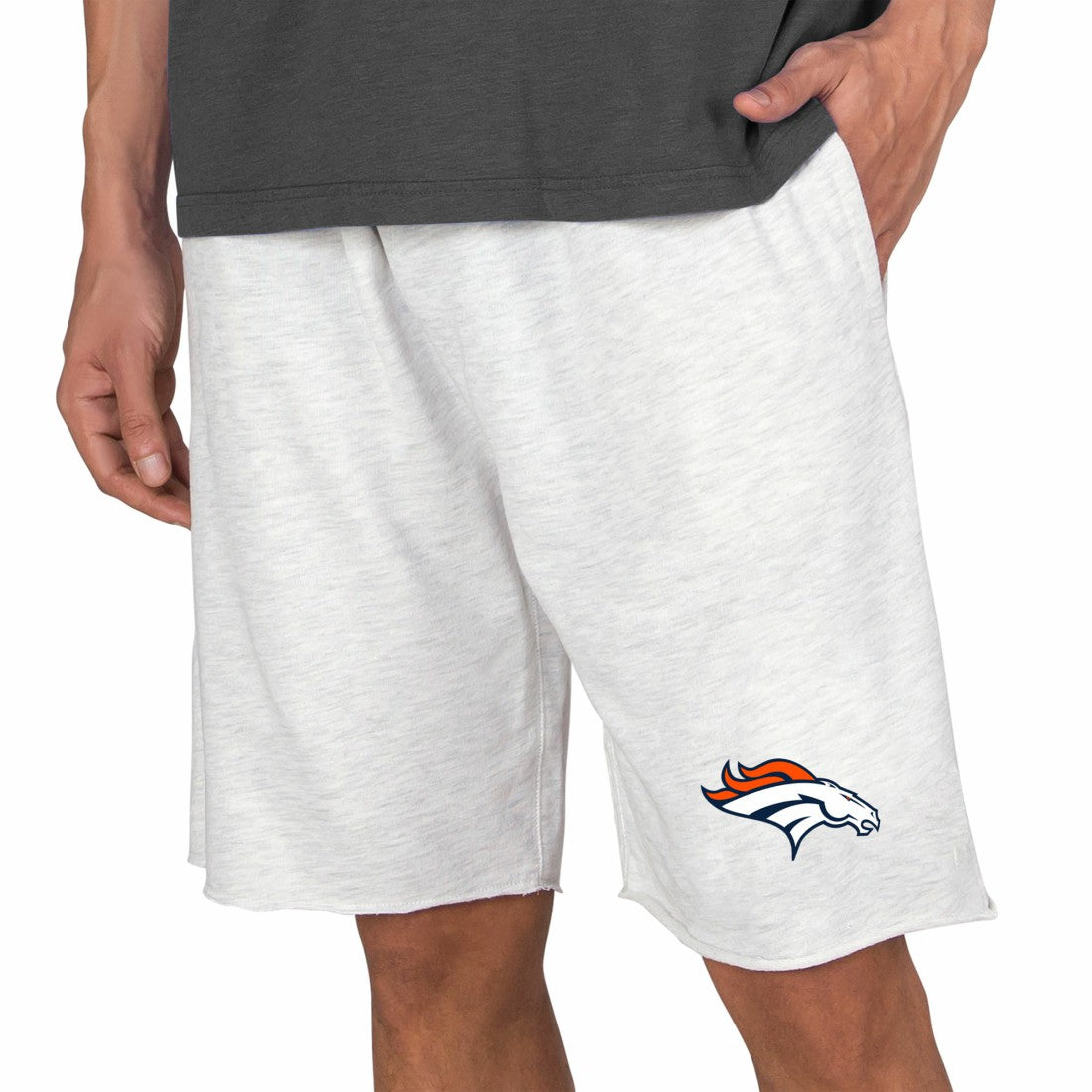 Denver Broncos Concepts Sport Mainstream Terry Shorts - Oatmeal cheap