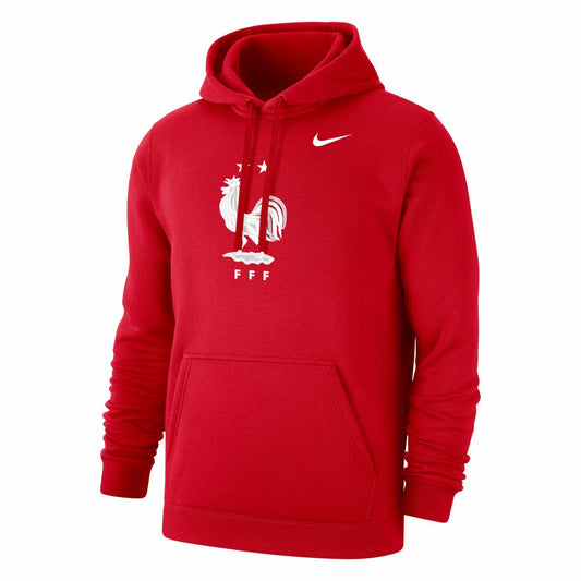 France National Team Club Primary Pullover Hoodie - Red | Nike discount