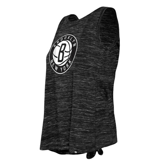 Brooklyn Nets Women's Space Dye Active Tank Top - Black | New Era discount