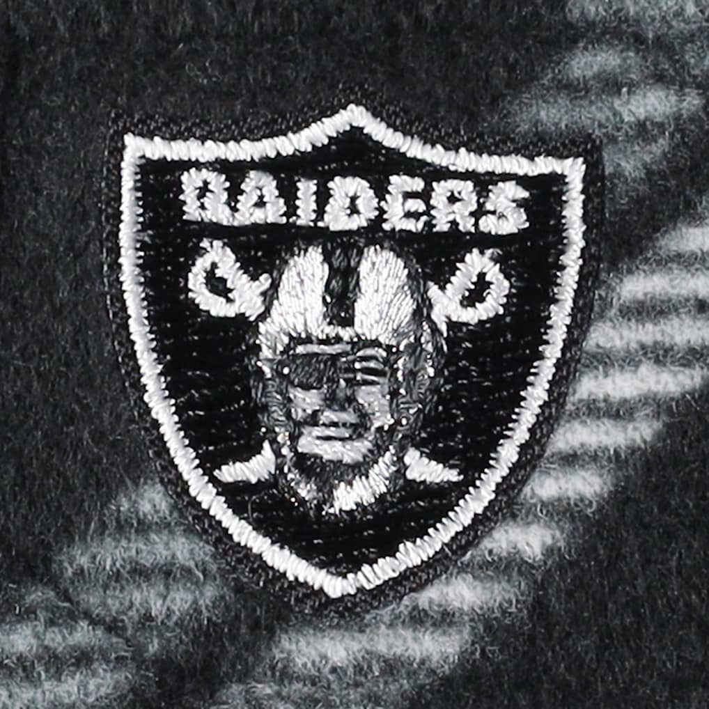 Las Vegas Raiders Antigua Industry Flannel Button-Up Shirt Jacket - Black for sale