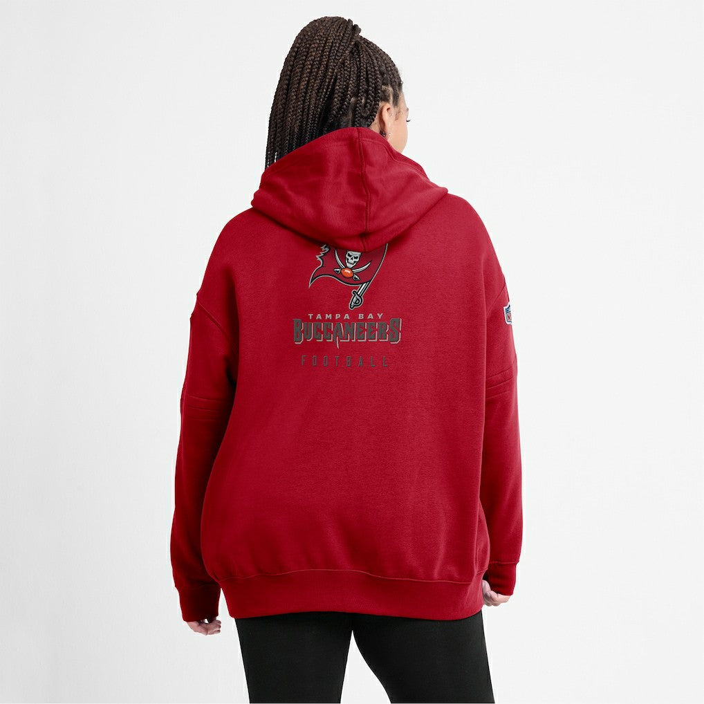 Tampa Bay Buccaneers Women's 2023 Sideline Club Fleece Pullover Hoodie - Red | Nike discount