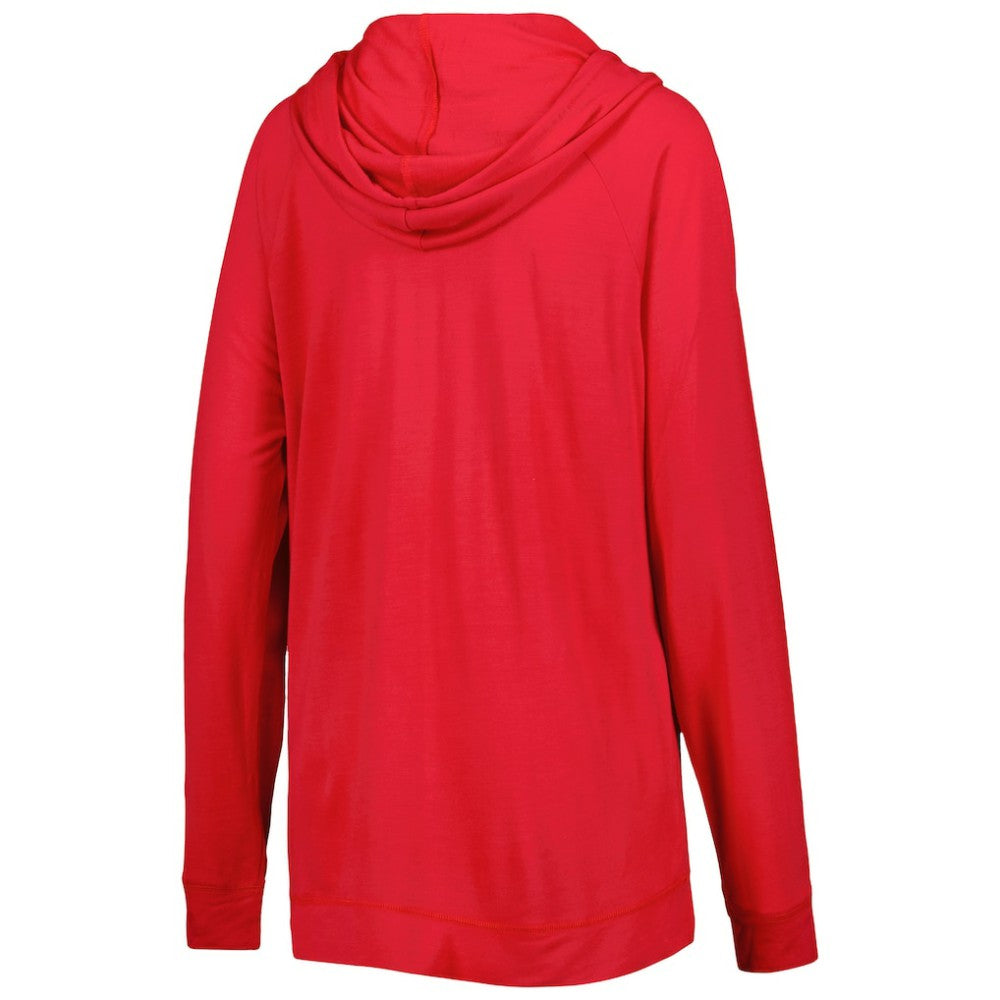 Washington Nationals Touch Women's Pre-Game Raglan Pullover Hoodie - Red
