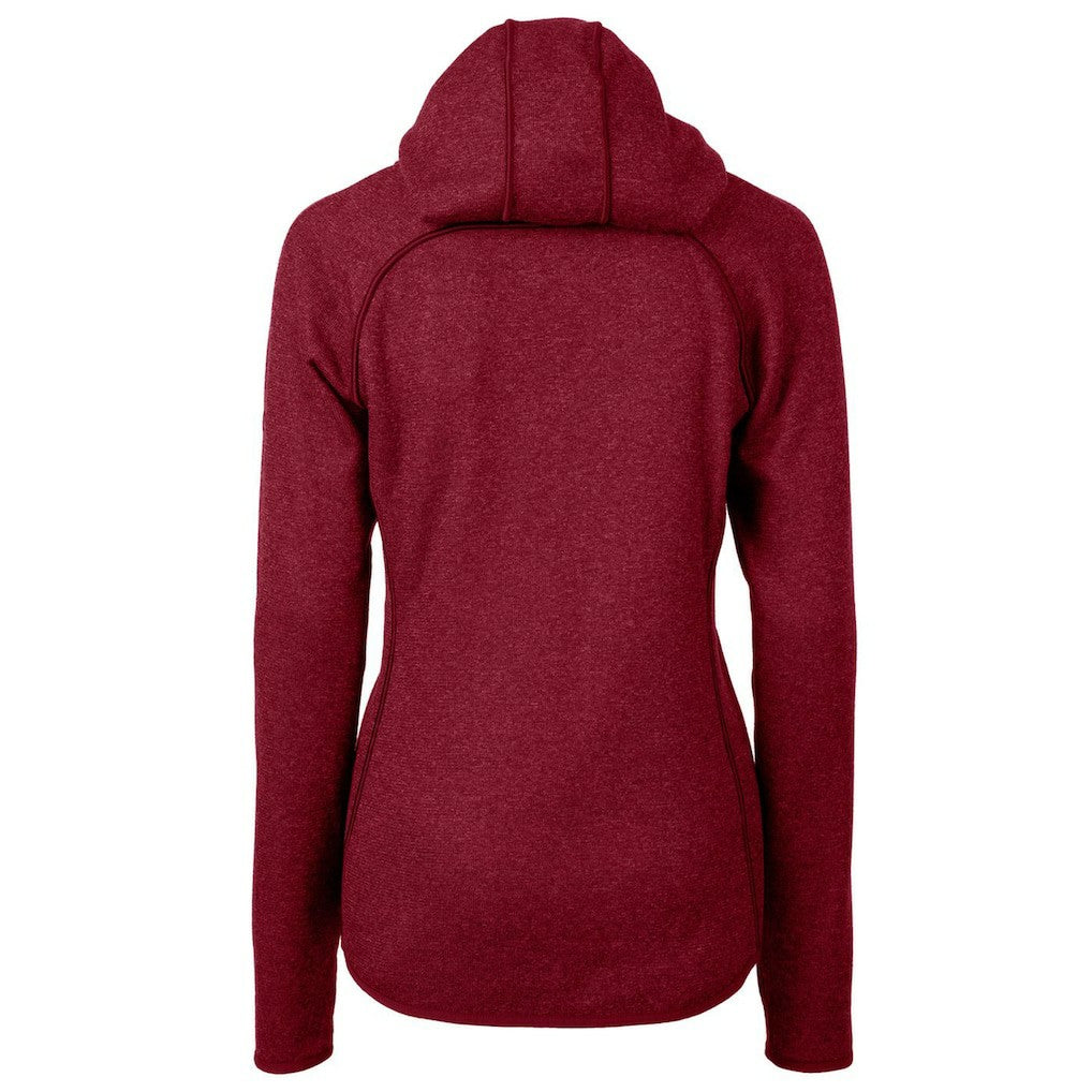San Francisco 49ers Cutter & Buck Women's Throwback Logo Mainsail Full-Zip Jacket - Scarlet on sale