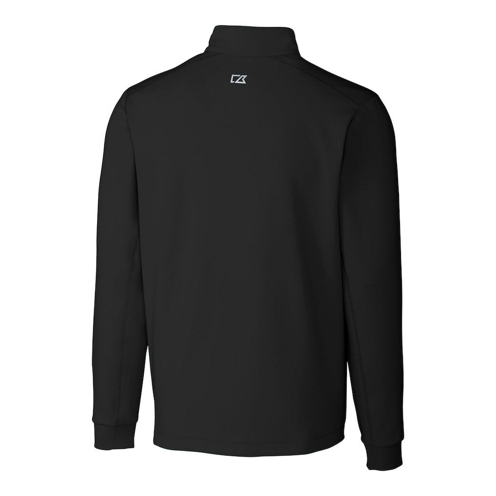 San Francisco 49ers Cutter & Buck Throwback Logo Traverse Stretch Quarter-Zip Big & Tall Pullover Top - Black outlet