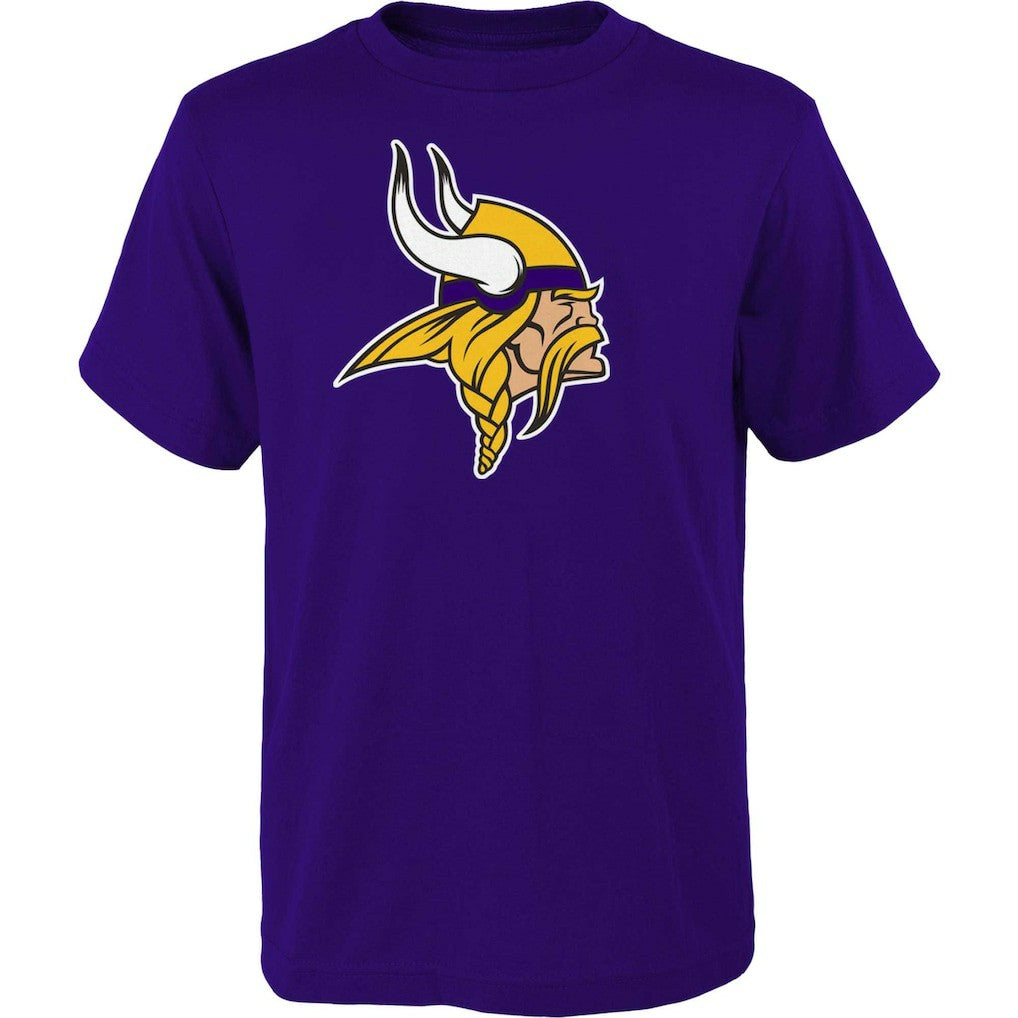 Minnesota Vikings Outerstuff Youth Primary Logo T-Shirt - Purple on sale