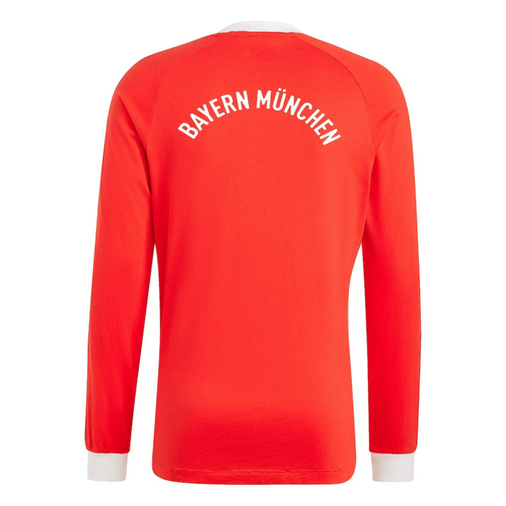 Bayern Munich Originals Energy Drop '70s Long Sleeve Jersey - Red | Adidas online