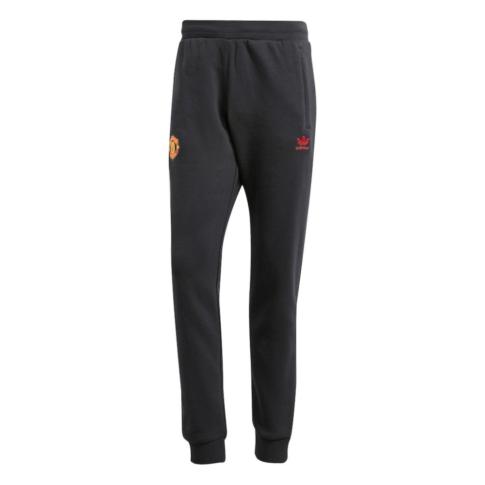 Manchester United Originals Essentials Pants - Black | Adidas online