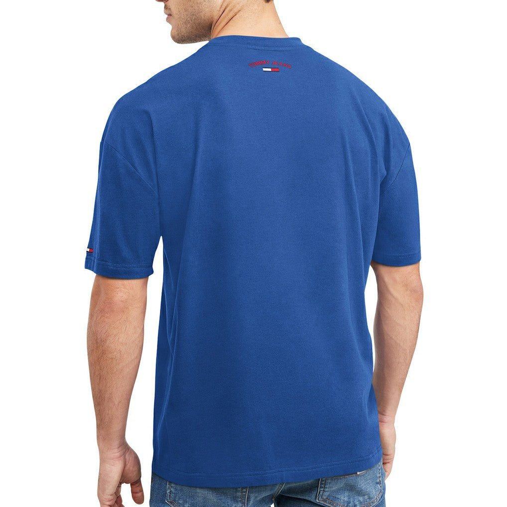 Philadelphia 76ers Tommy Jeans Mel Varsity T-Shirt - Royal outlet