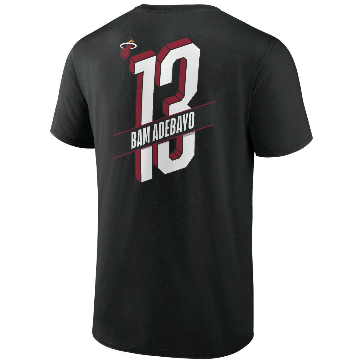 Bam Adebayo Miami Heat Full-Court Press Name & Number T-Shirt - Black for sale