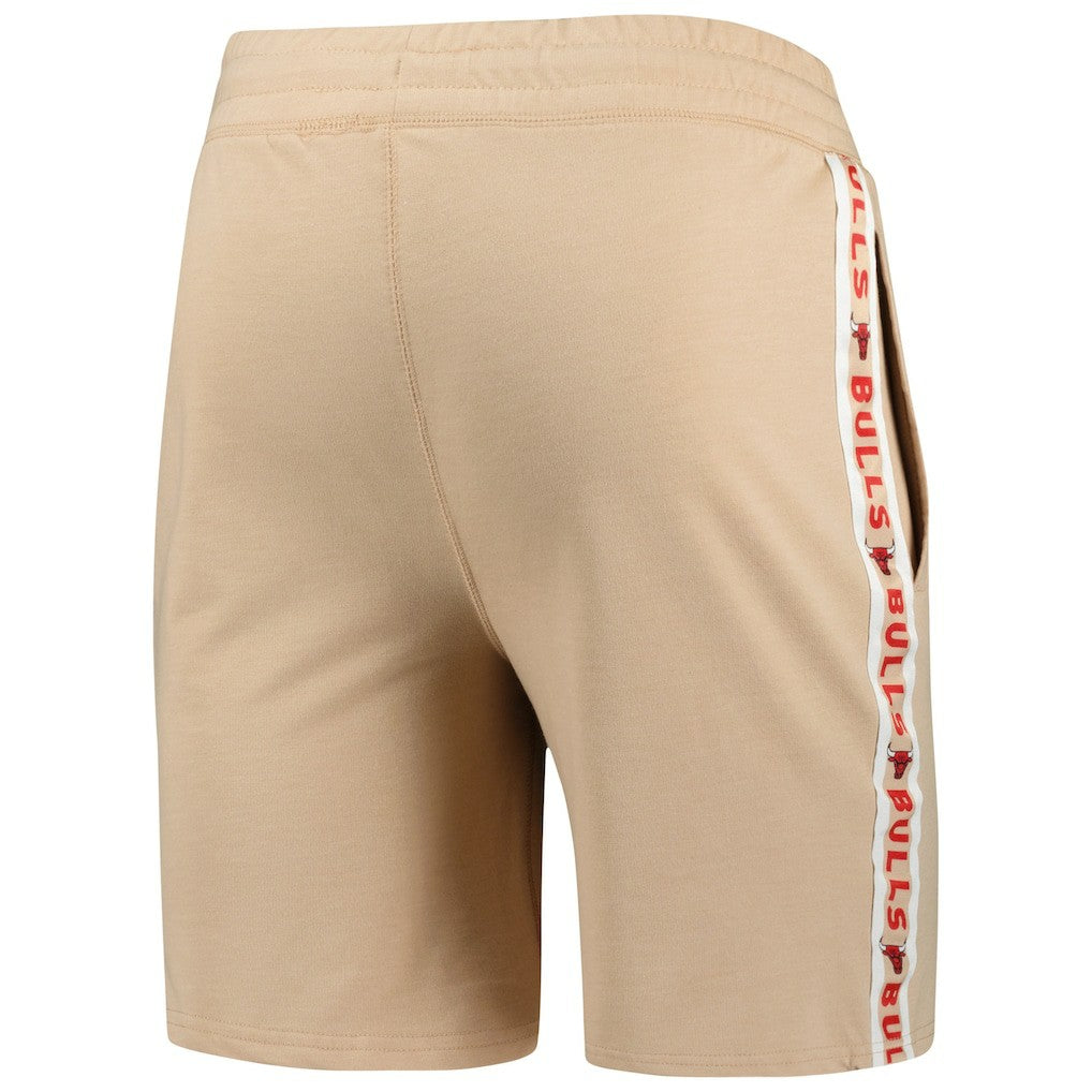 Chicago Bulls Concepts Sport Team Stripe Shorts - Tan on sale
