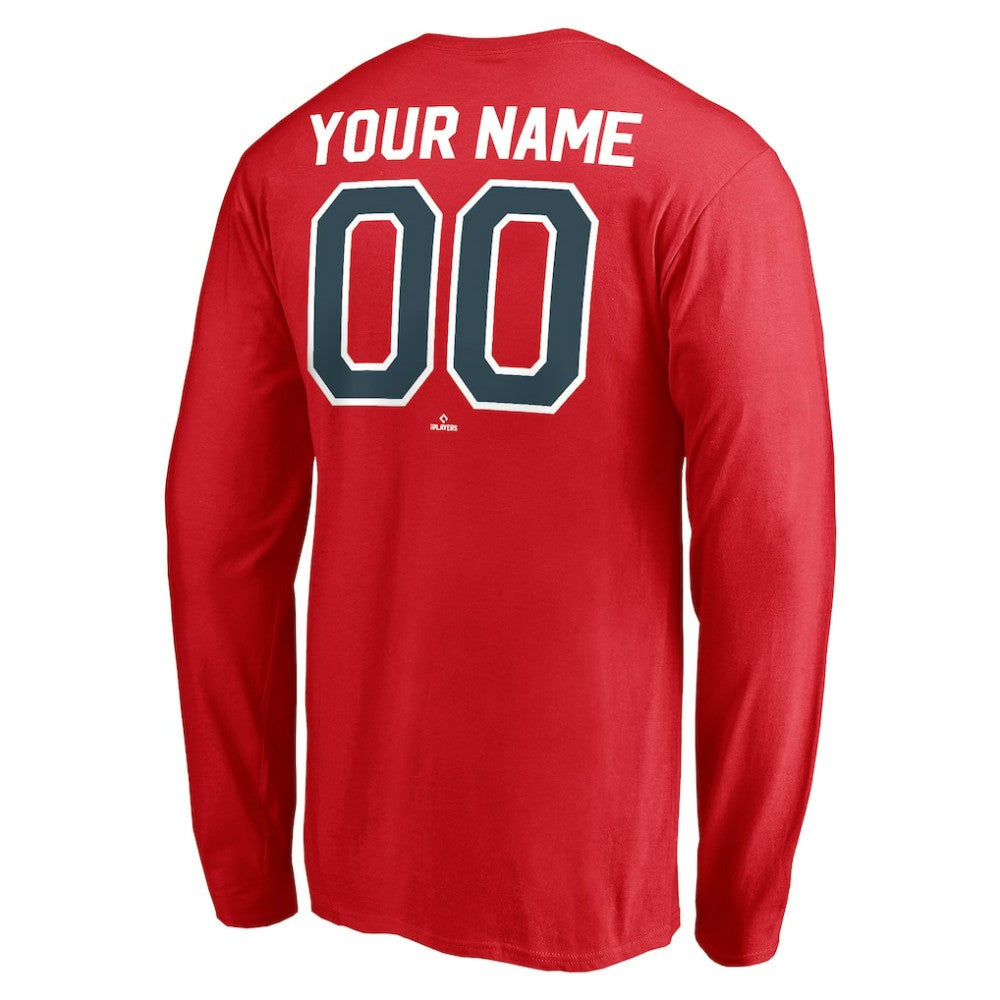 St. Louis Cardinals Personalized Cooperstown Collection Winning Streak Long Sleeve T-Shirt - Red