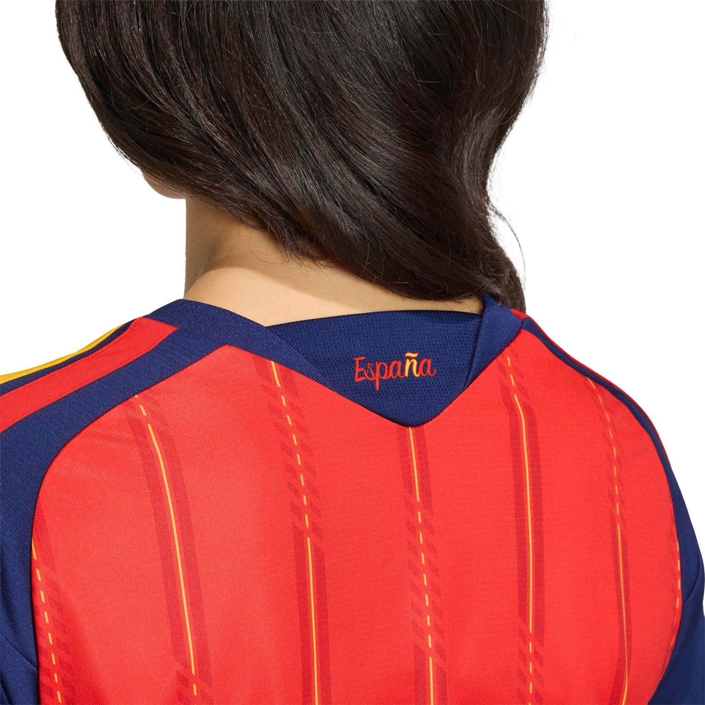 2026 Spain Women's Stadium Home Cropped Soccer Jersey Vivid Red
