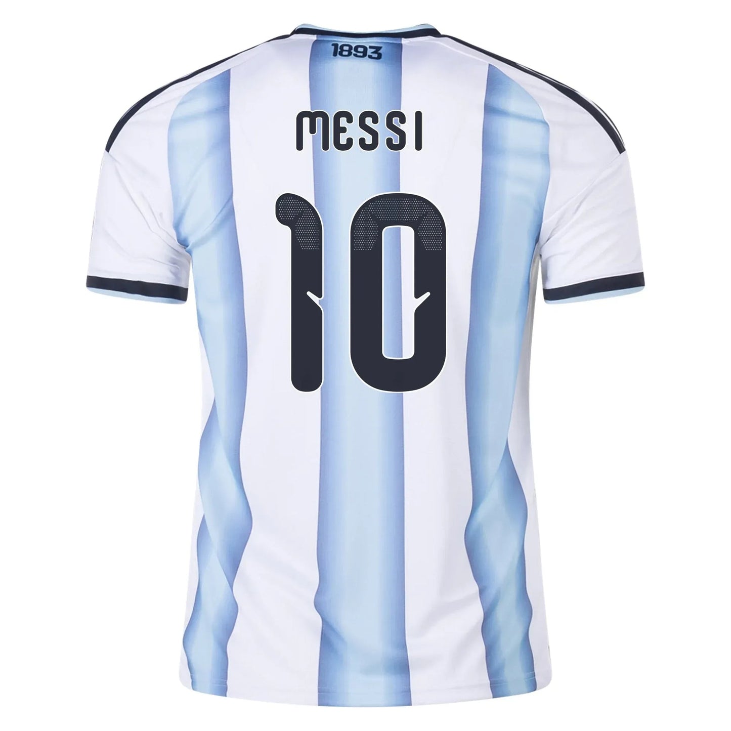 2026 Argentina Youth Stadium Home Soccer Jersey White / Icey Blue / Light Blue