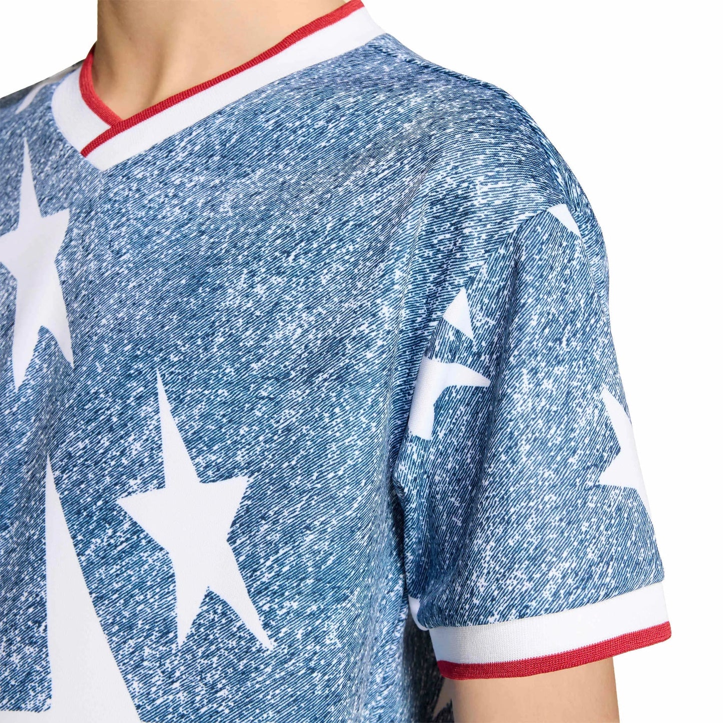 USA Youth Denim Graphic Jersey White / Dark Blue